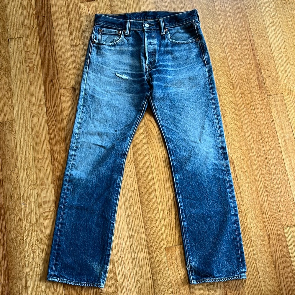 Mens Blue Levi’s 501 Jeans size 30 x 30